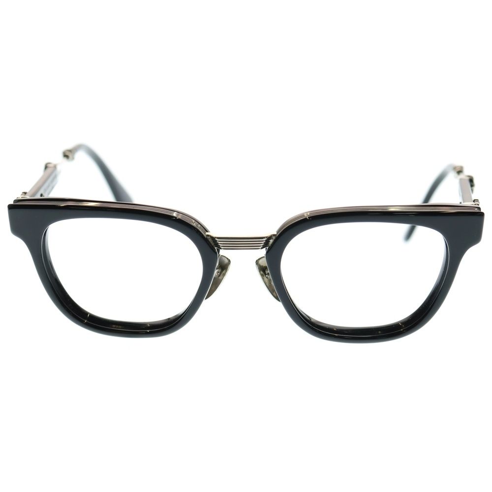 CHROME HEARTS クロムハーツ DUCK BUTTER ダガーテンプルウェリントン アイウェア 眼鏡 ブラック 52 21‐152