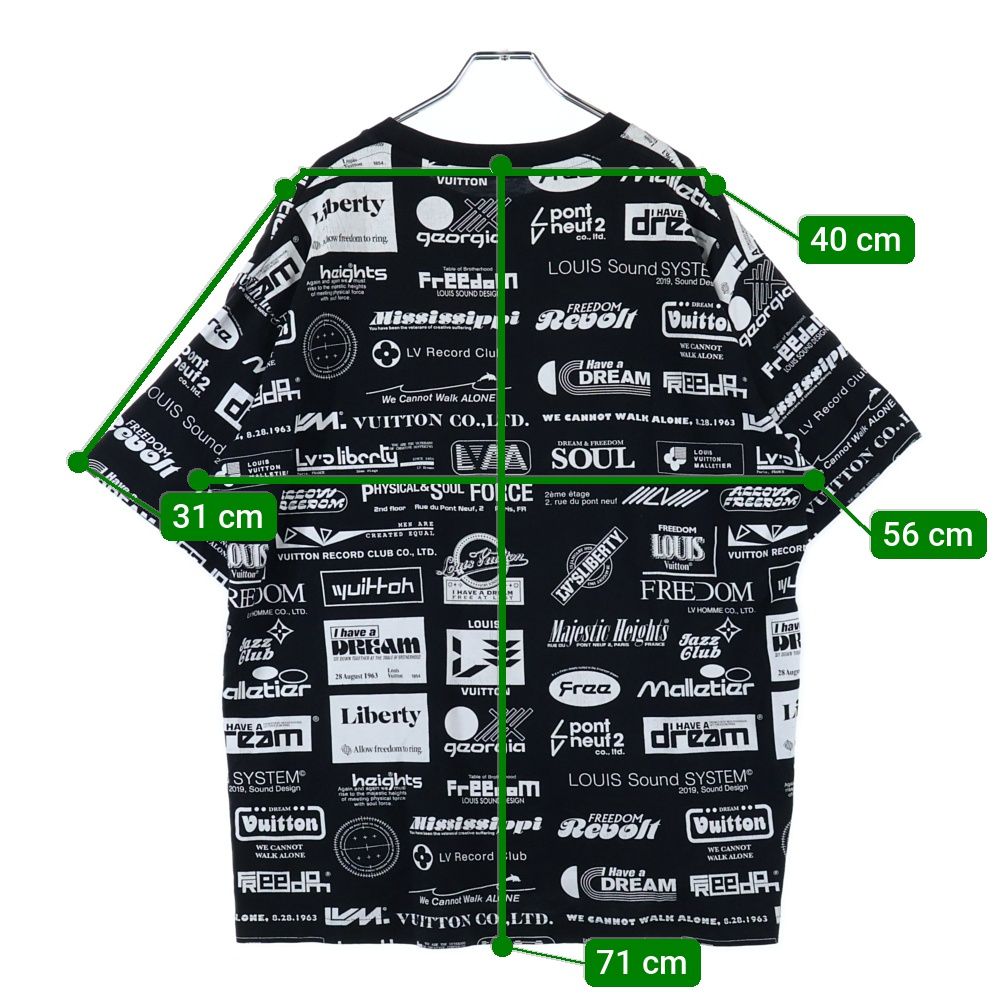 LOUIS VUITTON (ルイヴィトン) 19AW All Over Logo Tee RM192M NPG