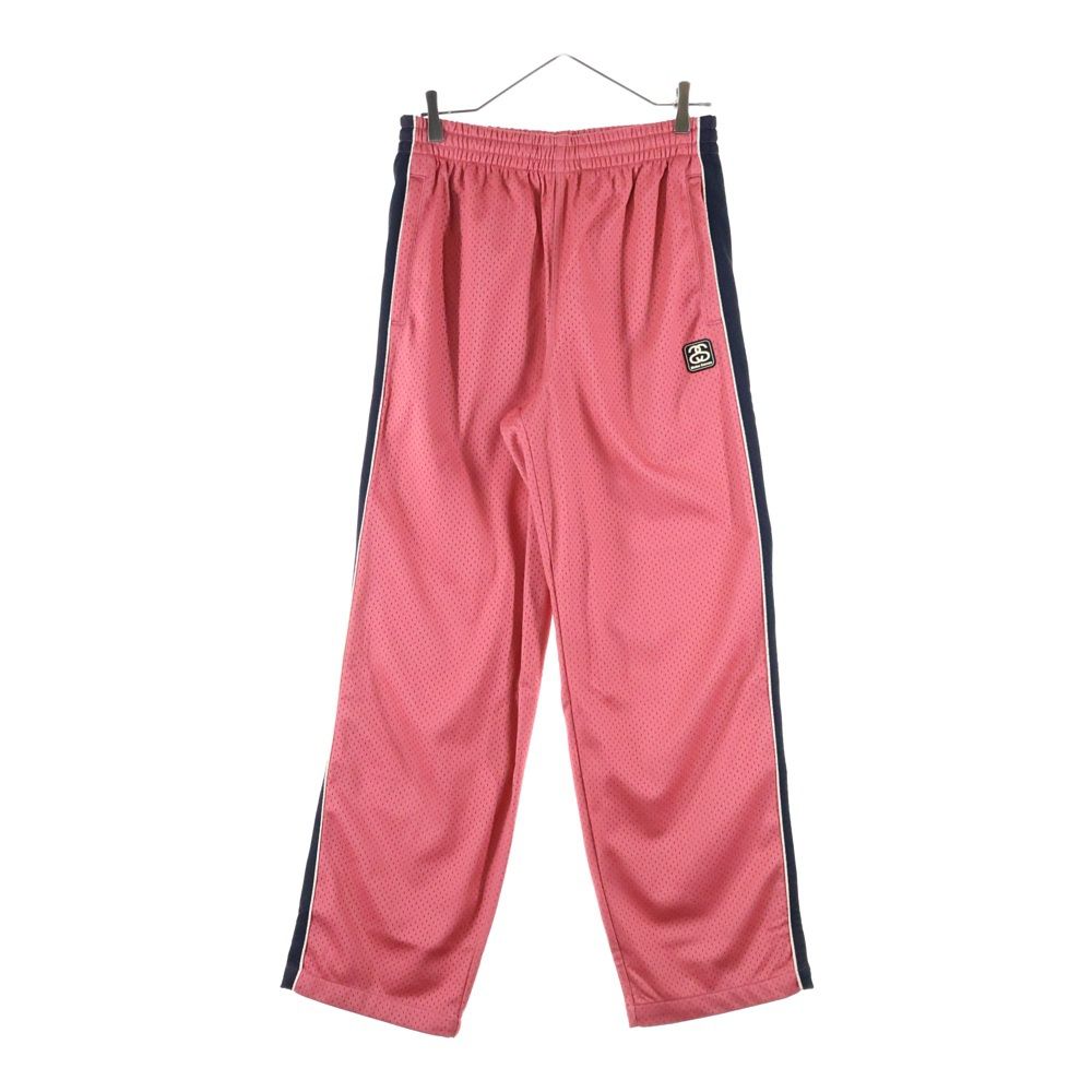 STUSSY ステューシー 25AW ×Wales Bonner Mesh Track Pant 316094 ウェールズボナー サイドラインメッシュトラックパンツ ピンク