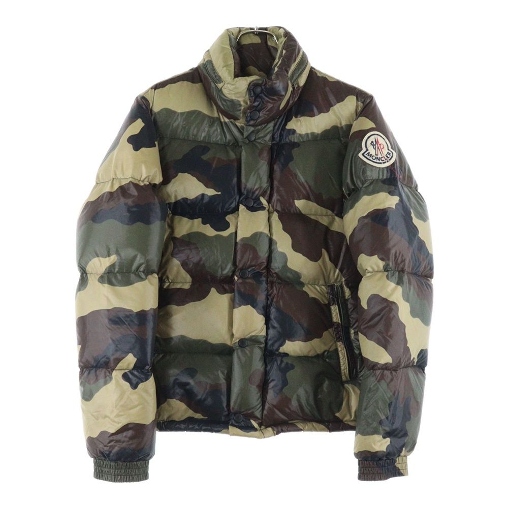 MONCLER モンクレール エベレスト ワッペン付き カモ柄 ダウンジャケット Z7HJ820
