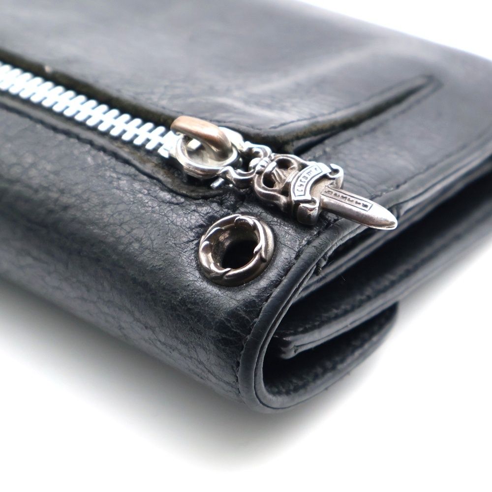 CHROME HEARTS (クロムハーツ) WAVE ウェーブ レザーウォレット 財布