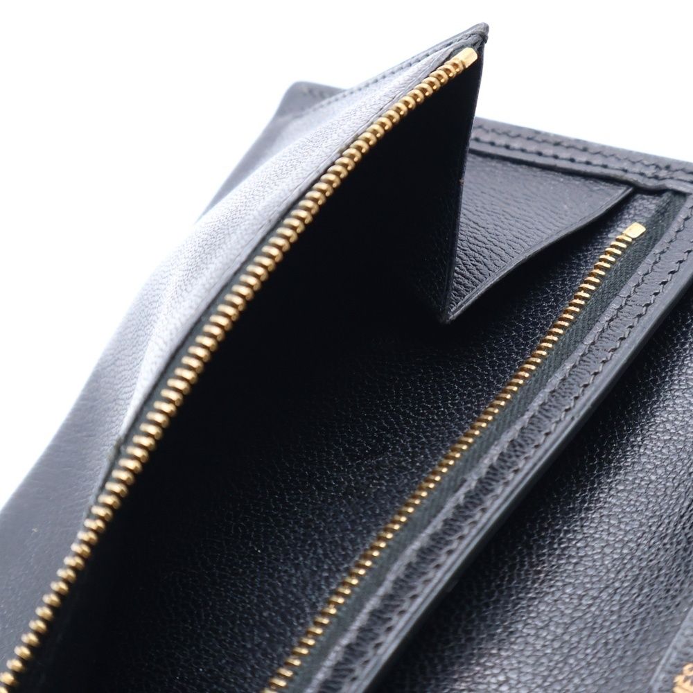 エルメス ベアンリザード ブラック 金具 長財布刻印 エルメス 長財布 ベアンスフレ ブラック/シルバー金具 リザード □L