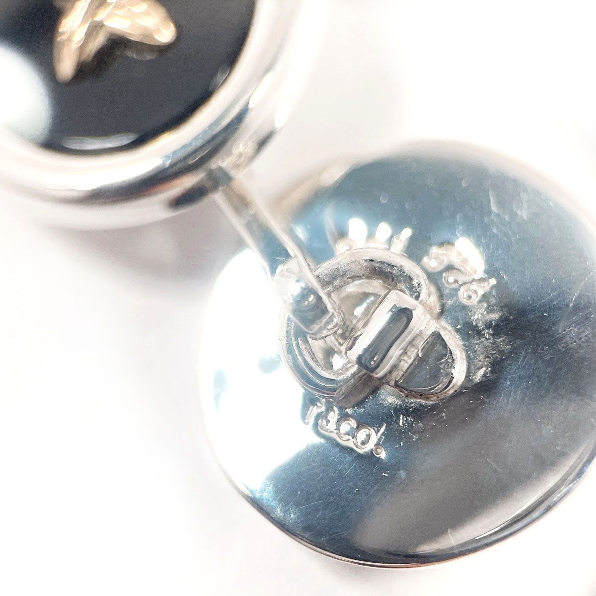 ティファニー カフス カフリンクス ボタンモチーフ シルバー - メルカリ