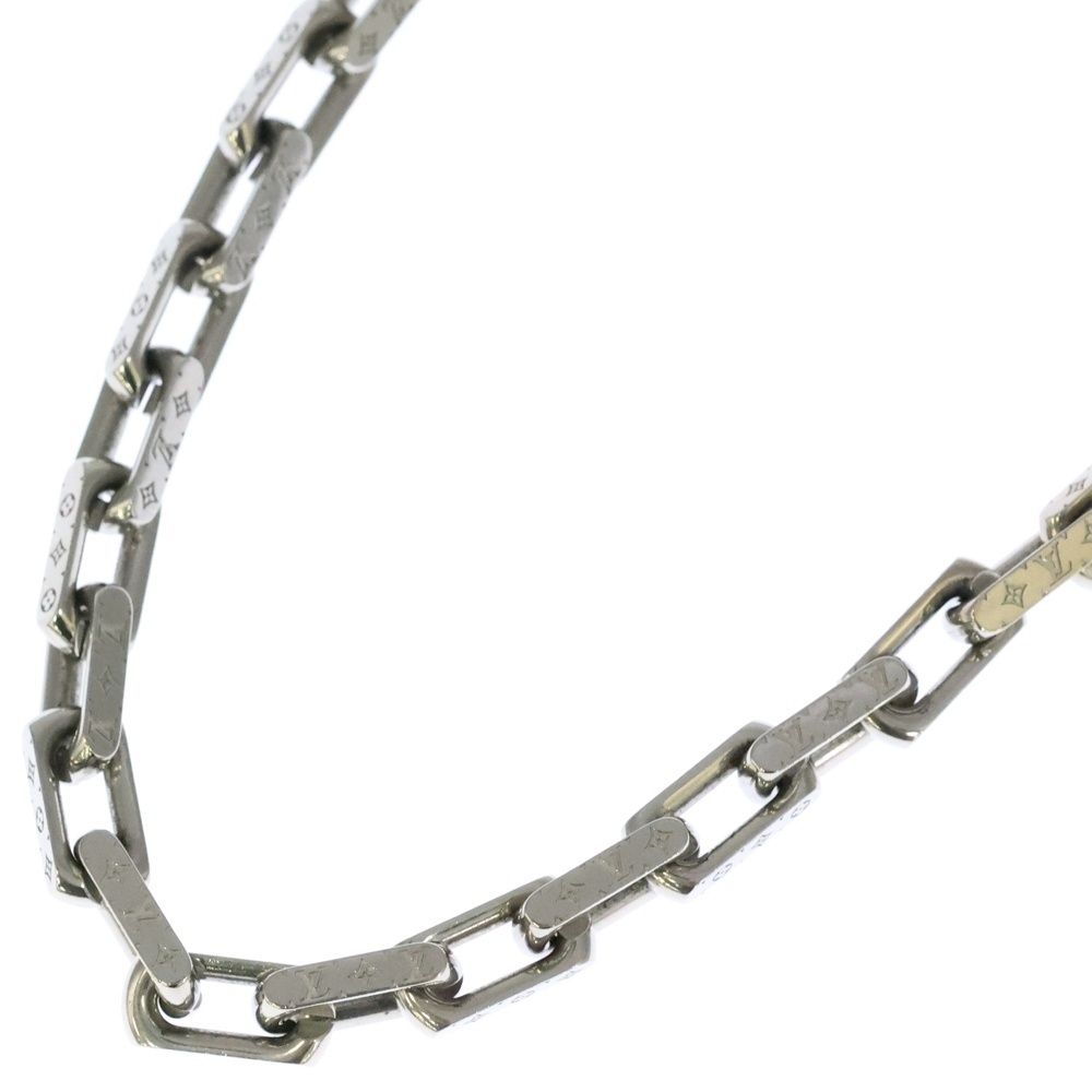 LOUIS VUITTON ルイヴィトン コリエ ネックレス チェーン モノグラム ネックレス シルバー M00307