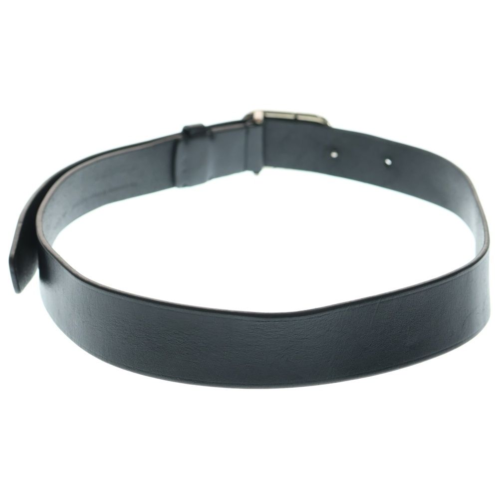 BALENCIAGA バレンシアガ BBロゴシルバーバックル レザーベルト ブラック 674181