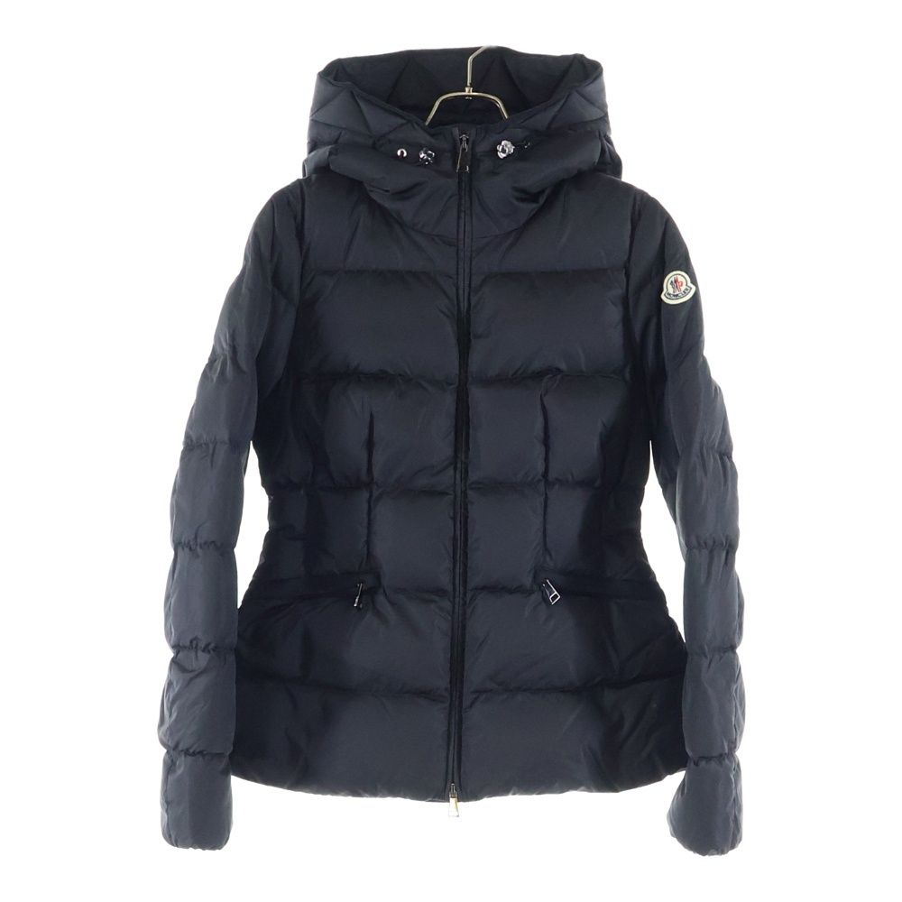 MONCLER モンクレール 24AW AVOCE アボーチェ フード付き ジップアップ ダウンジャケット ブラック レディース J20931A00151