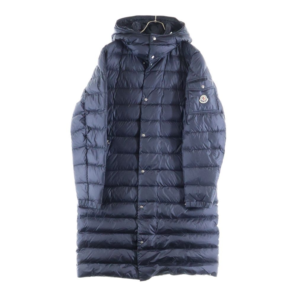 MONCLER モンクレール 22AW MOSSET GIUBBOTTO モスフェット ジュッボット フード付き ジップアップ ダウンコート ネイビー G10911D10100