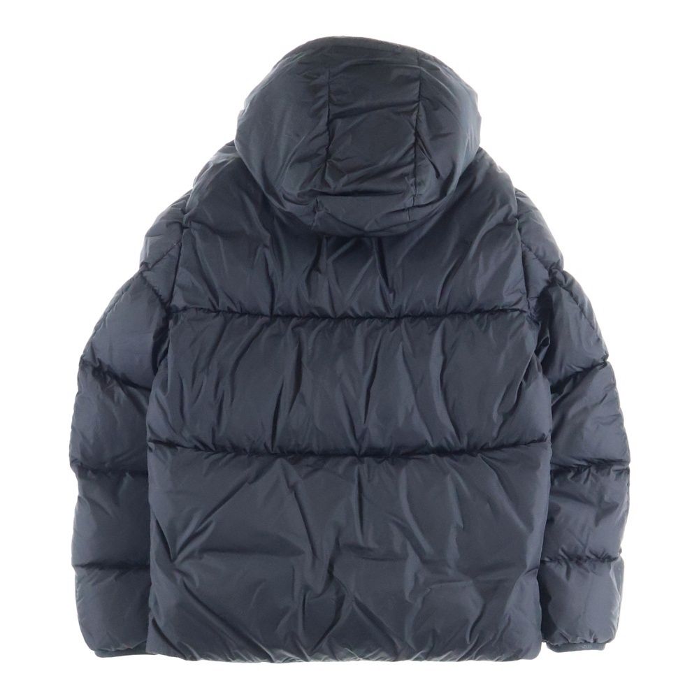 MONCLER モンクレール 19AW MONTCLA モンクラー ロゴ刺繍 ラバーワッペン フーデッド ジップアップ ダウンジャケット ブラック E20914194385