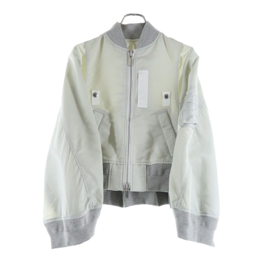 Sacai サカイ Nylpn Jacket ナイロンツイルミックスケープ ボンバージャケット 22-05957