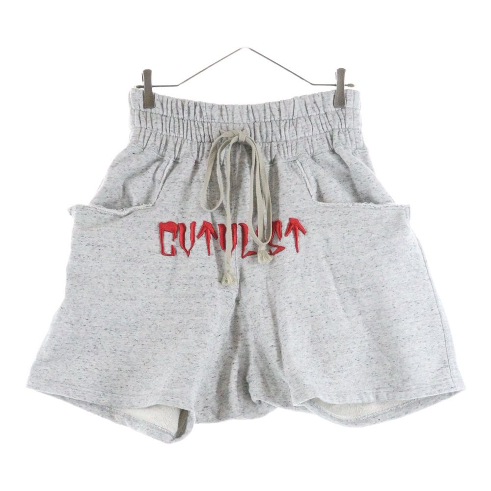 cvtvlist カタリスト 24SS ロゴ刺繍 スウェットハーフパンツ グレー 2401050401