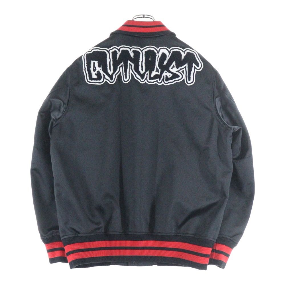 cvtvlist カタリスト LOGO STADIUM JACKET ロゴ スタジアムジャケット スタジャン ブラック