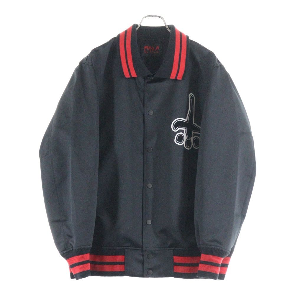 cvtvlist カタリスト LOGO STADIUM JACKET ロゴ スタジアムジャケット スタジャン ブラック 2201010102