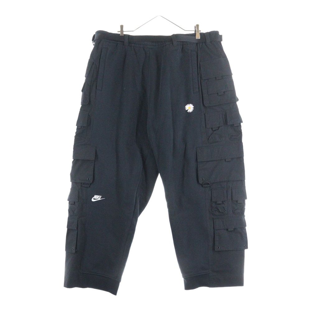 NIKE ナイキ 23SS ×PEACEMINUSONE NRG CF WIDE PANTS ピースマイナスワン ミリタリー ワイド スウェットカーゴパンツ ブラック DR0095-010