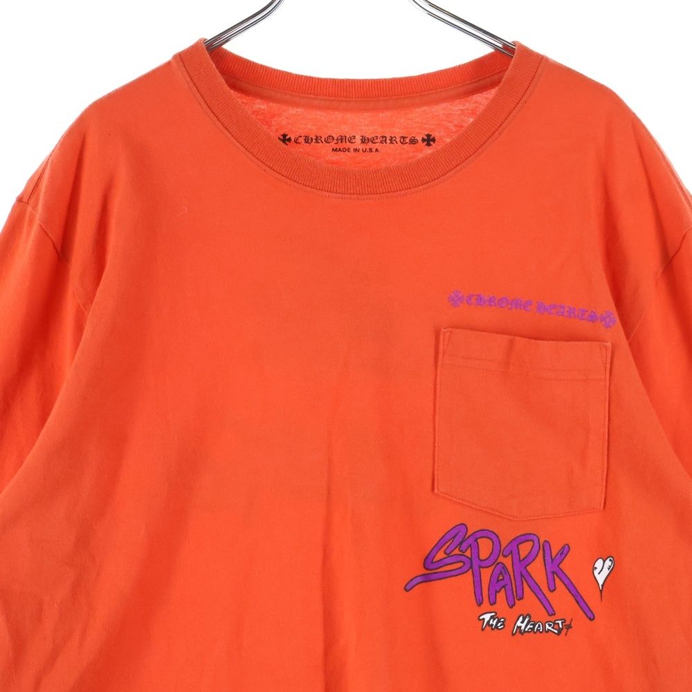 CHROMEHEARTS / クロムハーツMattyBoyオレンジ長袖カットソー CHROME HEARTS (クロムハーツ) 23SS MATTY BOY Sadistic Lipstick
