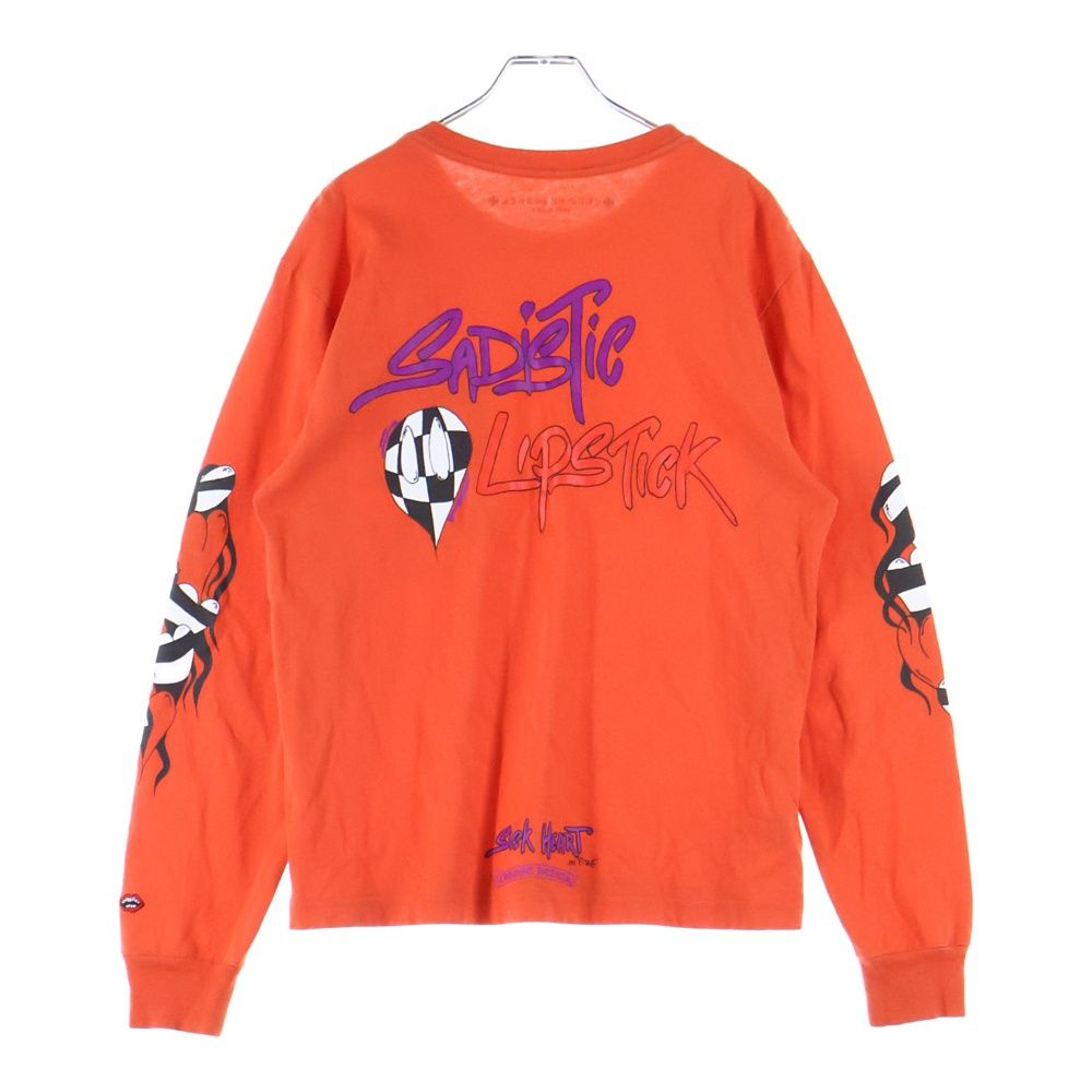 CHROMEHEARTS / クロムハーツMattyBoyオレンジ長袖カットソー CHROME HEARTS (クロムハーツ) 23SS MATTY BOY Sadistic Lipstick
