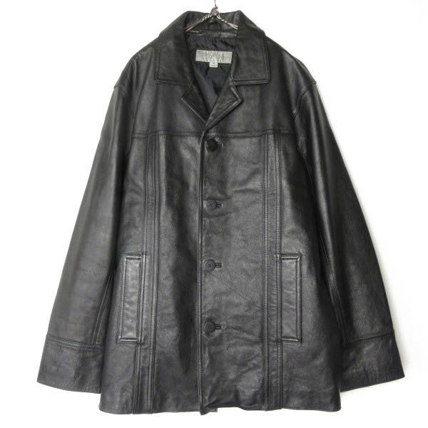 90s WILSONS LEATHER M.JULIAN レザー ジャケット S 黒 ラム カー