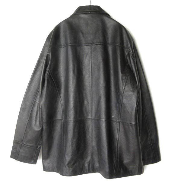 90s WILSONS LEATHER M.JULIAN レザー ジャケット S 黒 ラム カー