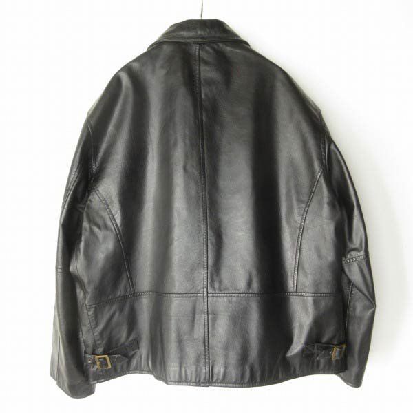 90s WILSONS LEATHER ショート レザー ジャケット 黒 M程度 シングル