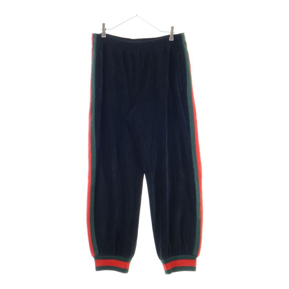 GUCCI グッチ ×DAPPER DAN Velor Track pants ダッパーダン ベロアトラックパンツ ブラック 535766 X9Y89