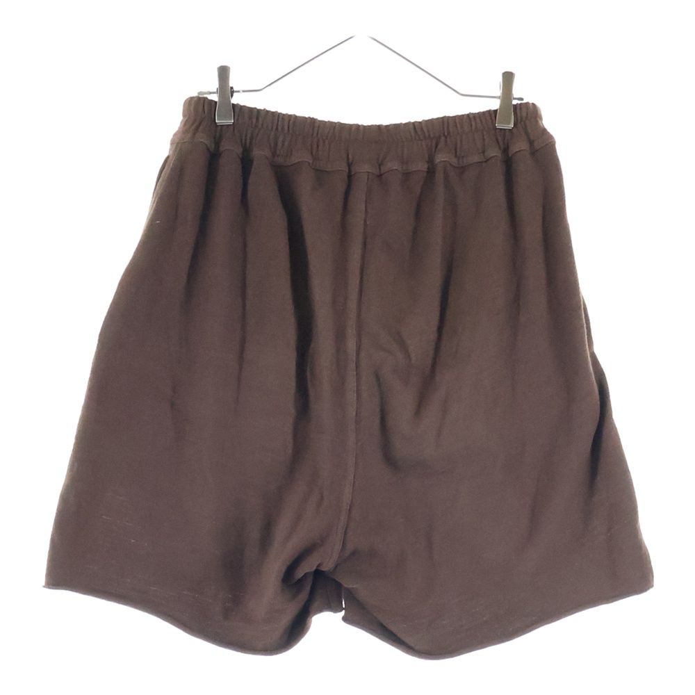 Rick Owens リックオウエンス 23AW Pronged Boxer Shorts ドローストリング ボクサーショーツ ハーフパンツ ブラウン RR02C7397-BGW