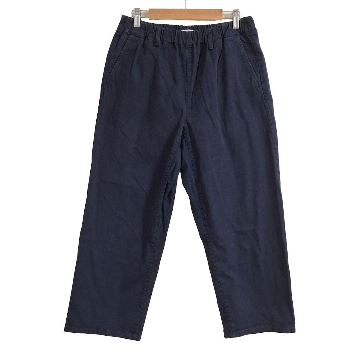Plantation プランテーション パンツ サイズL レディース - ダークネイビー フルレングス ウエストゴム