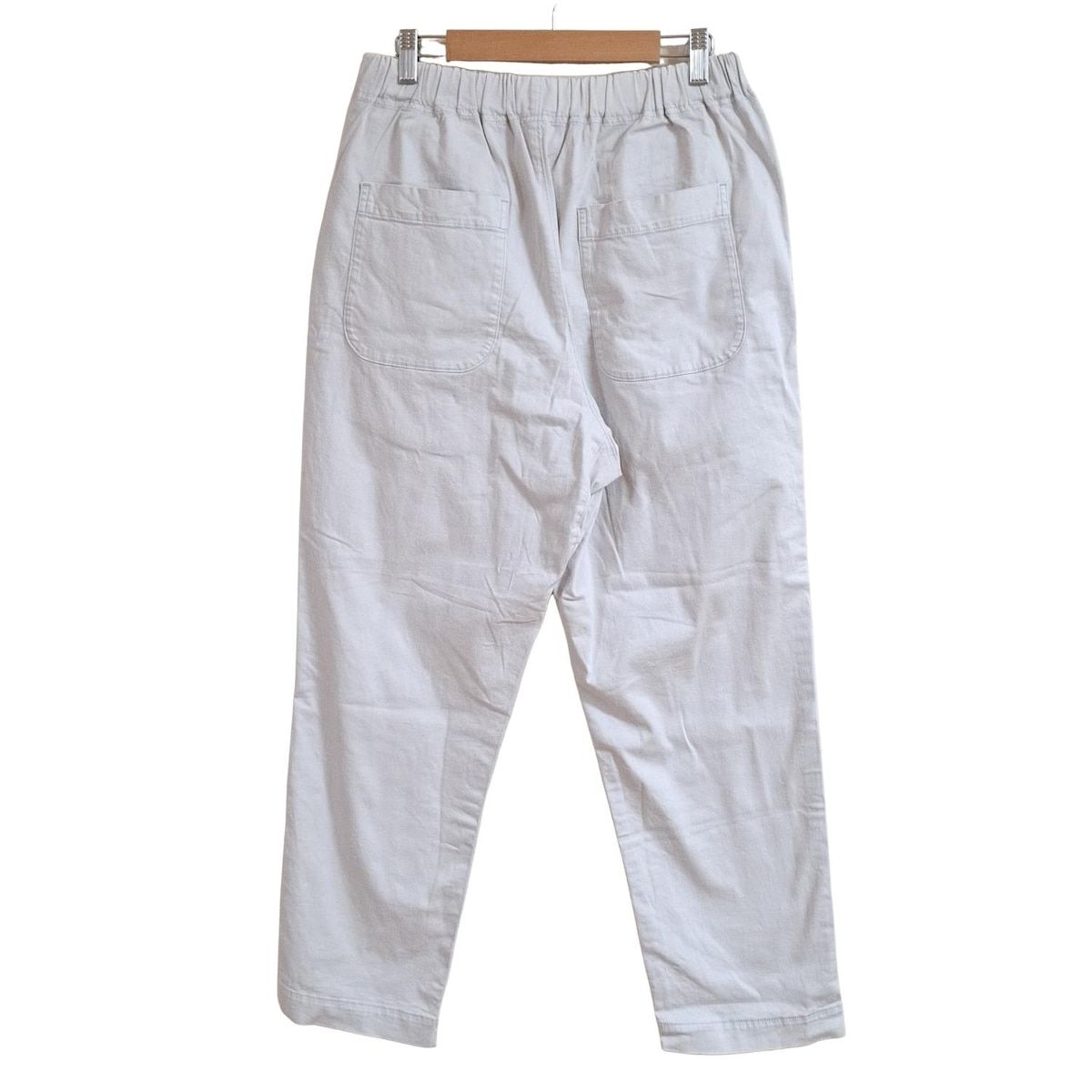 Plantation プランテーション パンツ サイズL レディース - グレーベージュ フルレングス ウエストゴム