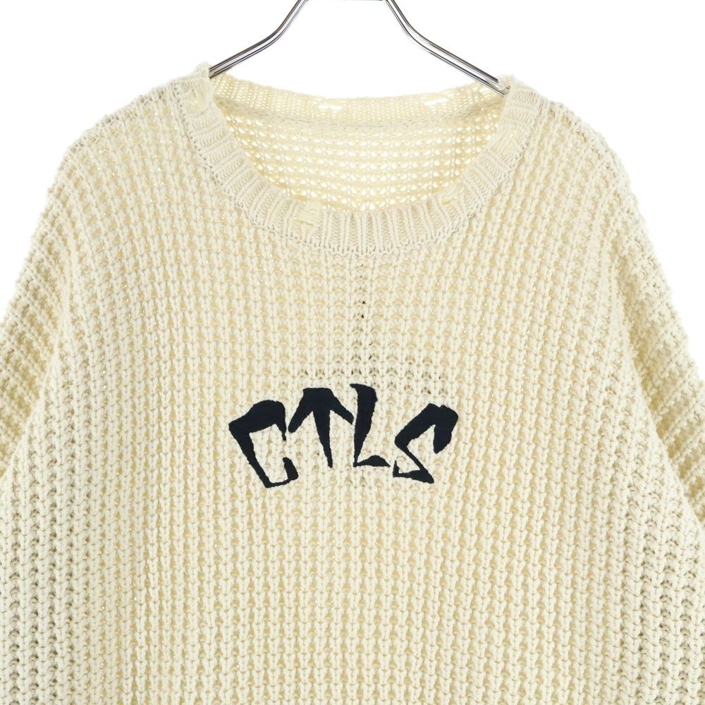 cvtvlist (カタリスト) 23AW クラッシュ加工 刺繍ロゴ オーバーサイズ