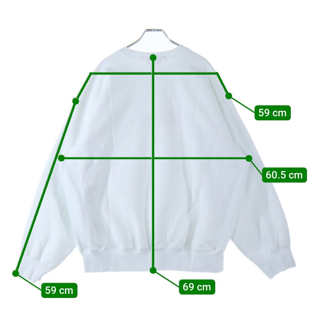 SUPREME (シュプリーム) 25SS Washed Box Logo Crewneck ウォッシュド