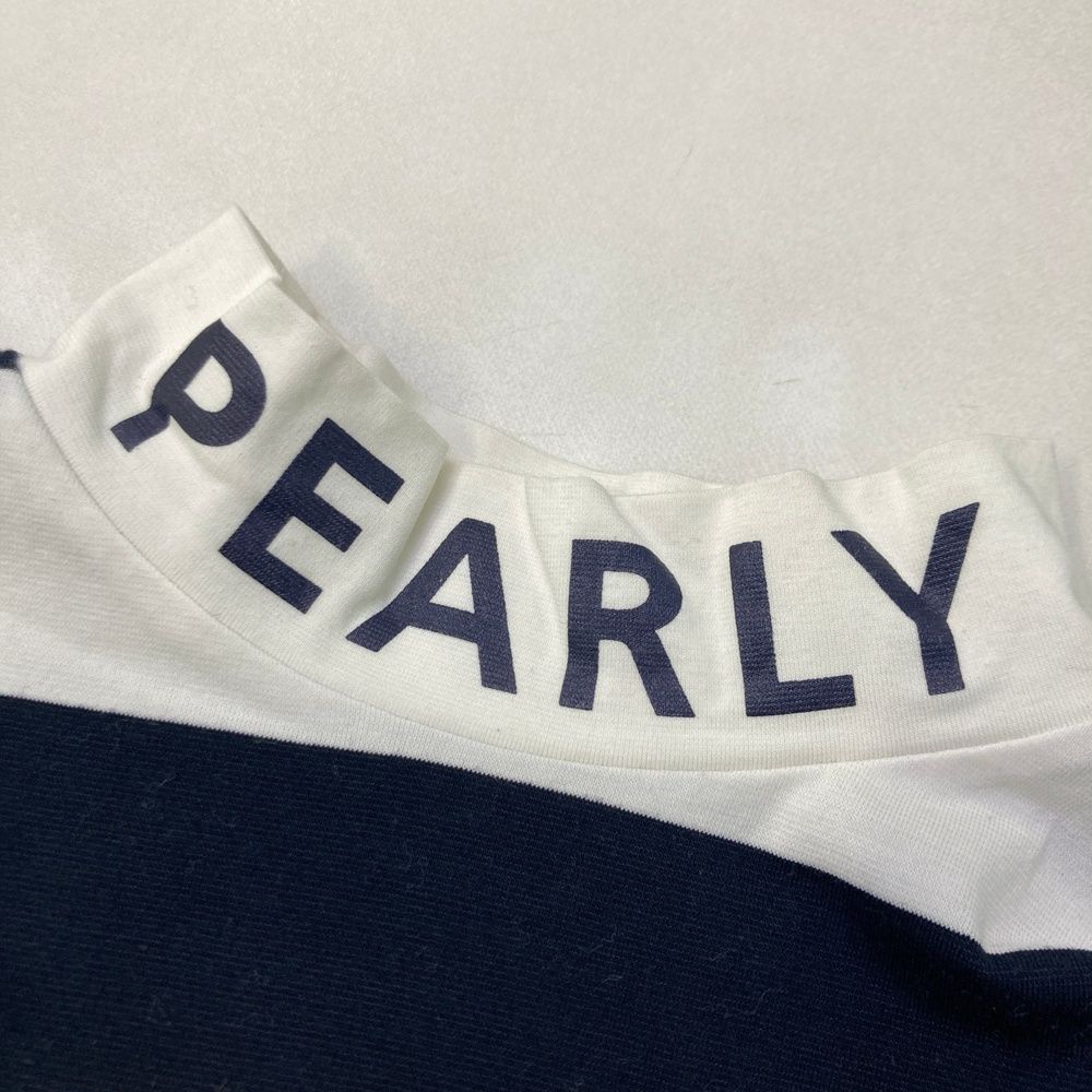 サイズ：2 PEARLY GATES パーリーゲイツ モックネック 半袖Tシャツ
