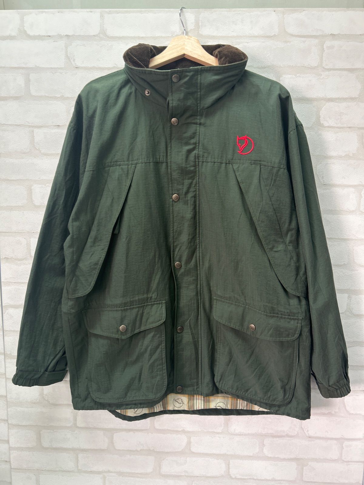 フェールラーベン オリーブ色 フード付き マウンテンパーカー FJALL RAVEN フェールラーベン ジャケット FJALLRAVEN メンズ グリーン