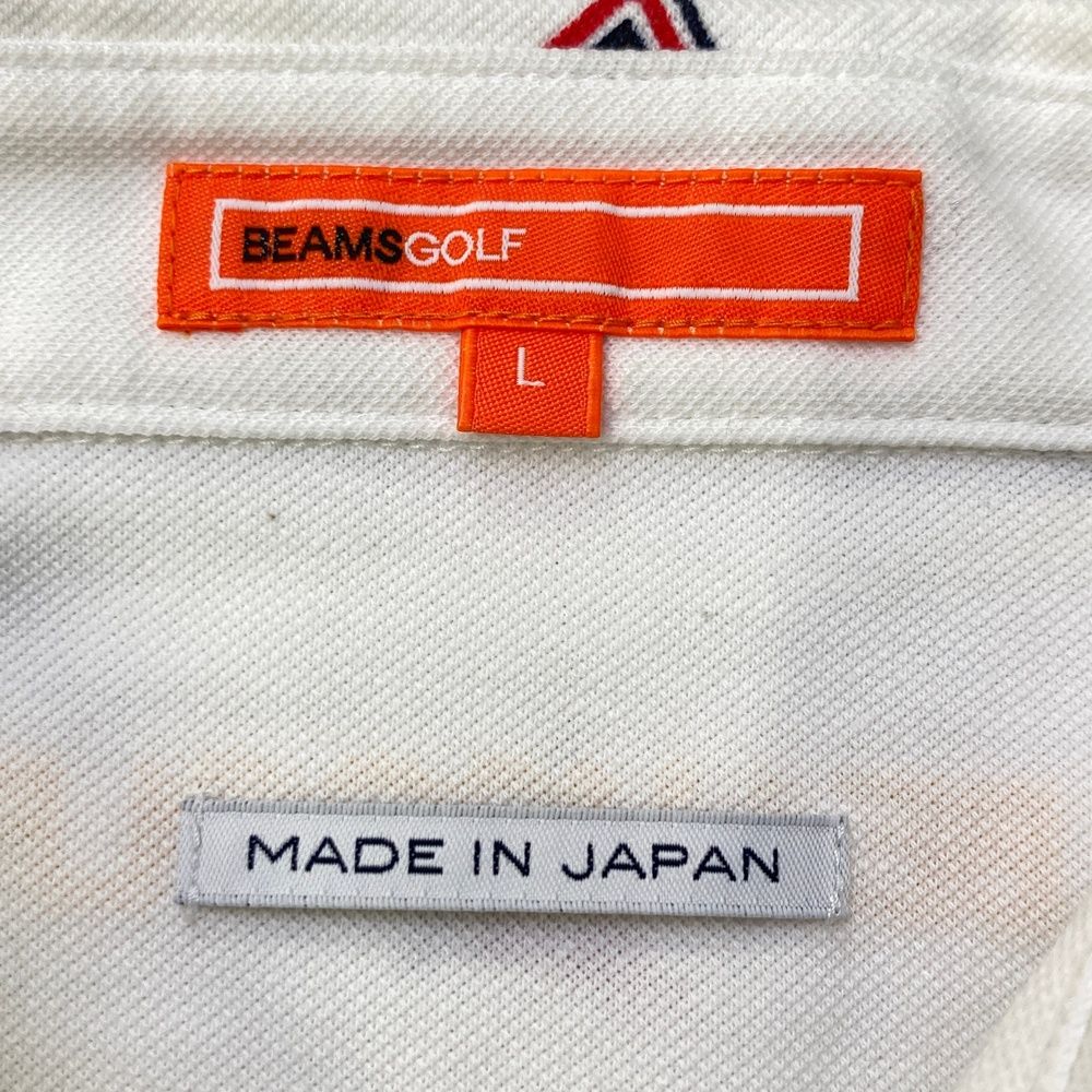 ビームスゴルフ BEAMS GOLF ホワイト防寒ジャンパーサイズL BEAMS GOLF