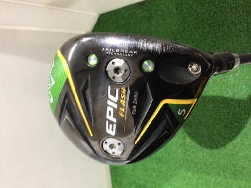 キャロウェイ EPIC FLASH SUBZERO 5W フェアウェイウッド FW Tour AD SZ フェアウェイ フレックスS メンズ 男性用 右利き 右用 Dランク ゴルフクラブ