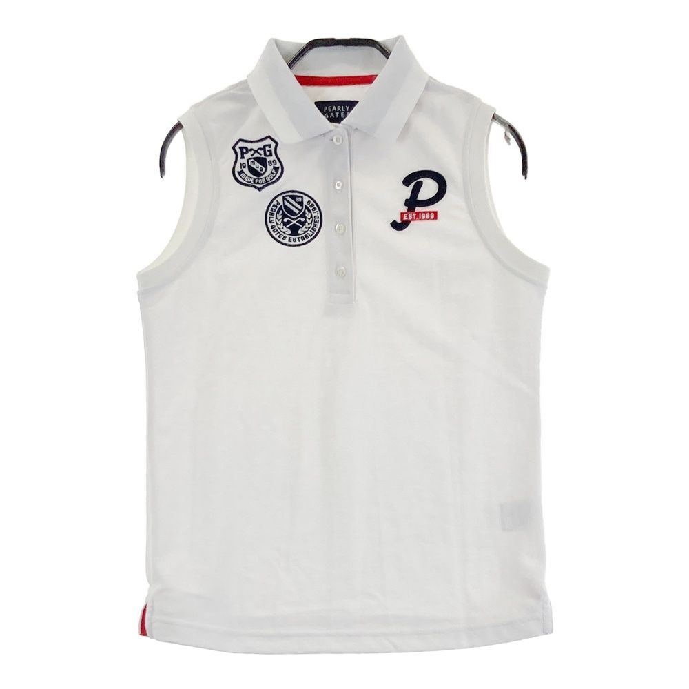 PEARLY GATES ノースリーブポロシャツ サイズ1 サイズ：0 PEARLY GATES パーリーゲイツ ノースリーブポロシャツ