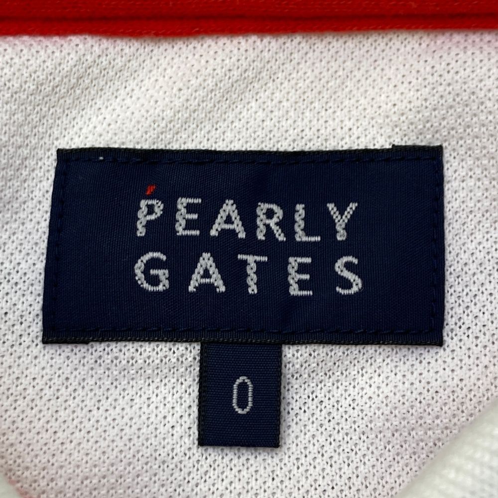 サイズ：0 PEARLY GATES パーリーゲイツ ノースリーブポロシャツ