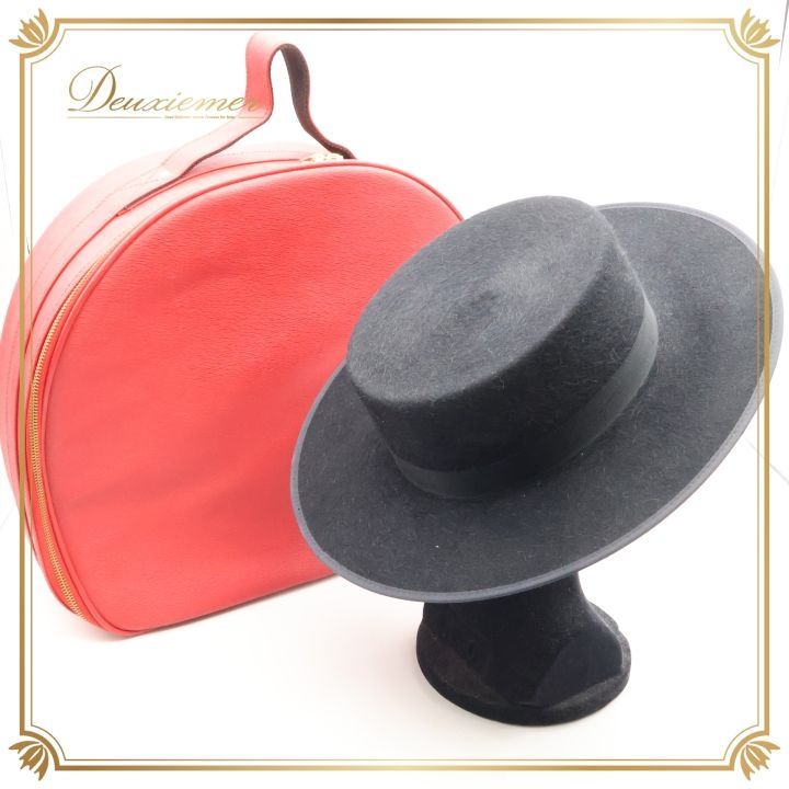 フラメンコ コルドベス ハット 帽子 ケース バッグ 鞄 2点 セット 小物 小道具 レッド系 赤 ブラック系 黒 ダンス 練習 舞台 MAQUEDANO HERMOSA IBERIA エルモサ ハット イベント用 セット販売 オシャレ