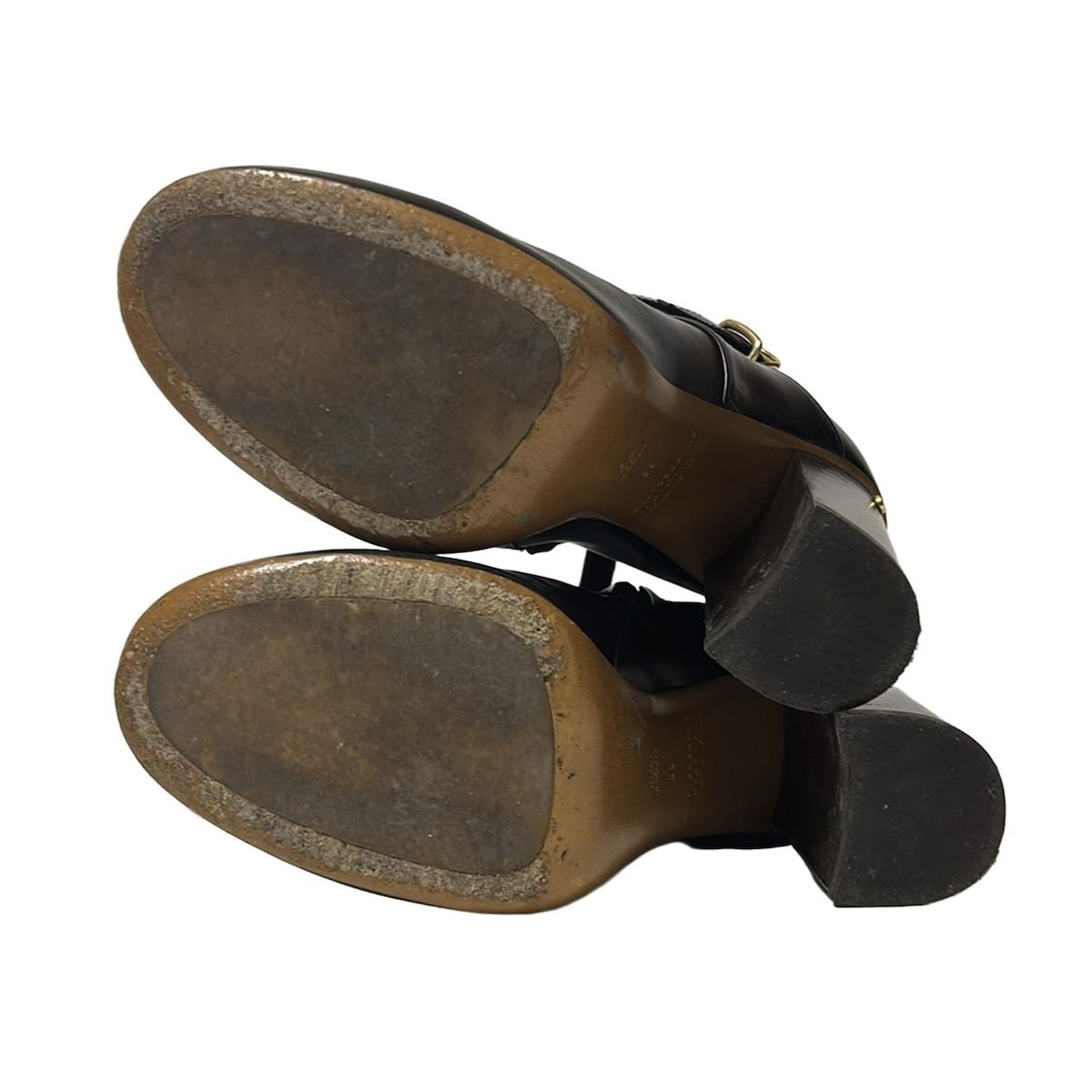  BALLY バリー ショートブーツ 35 レディース - 黒 アウトソール張替済 レザー ブーティ ブーツ