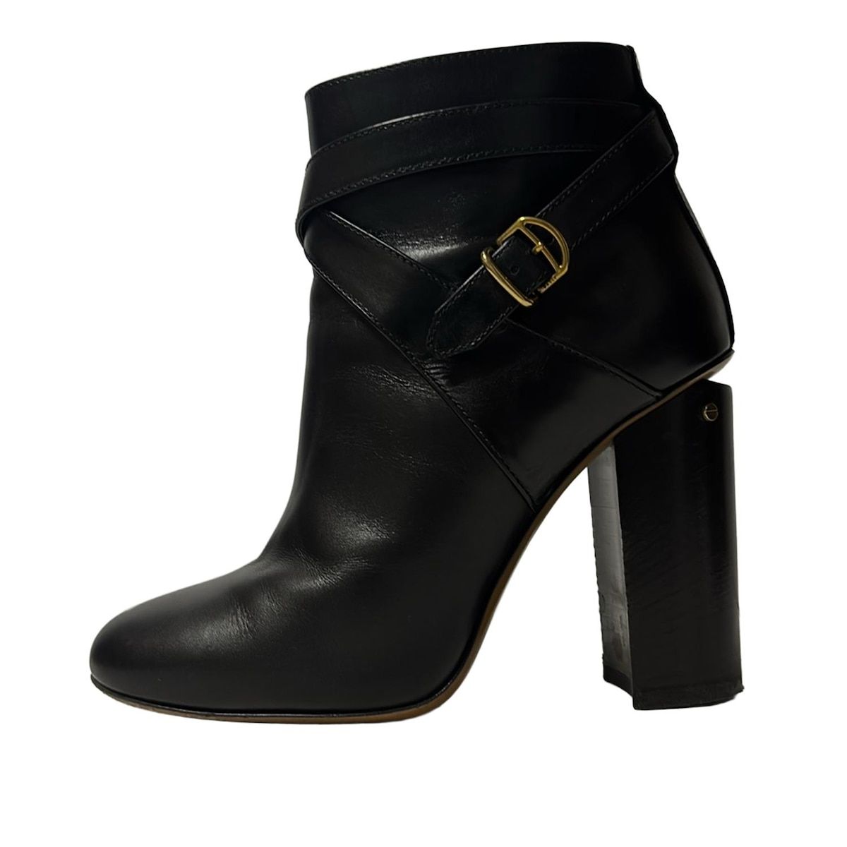 BALLY バリー ショートブーツ 35 レディース - 黒 アウトソール張替済 レザー