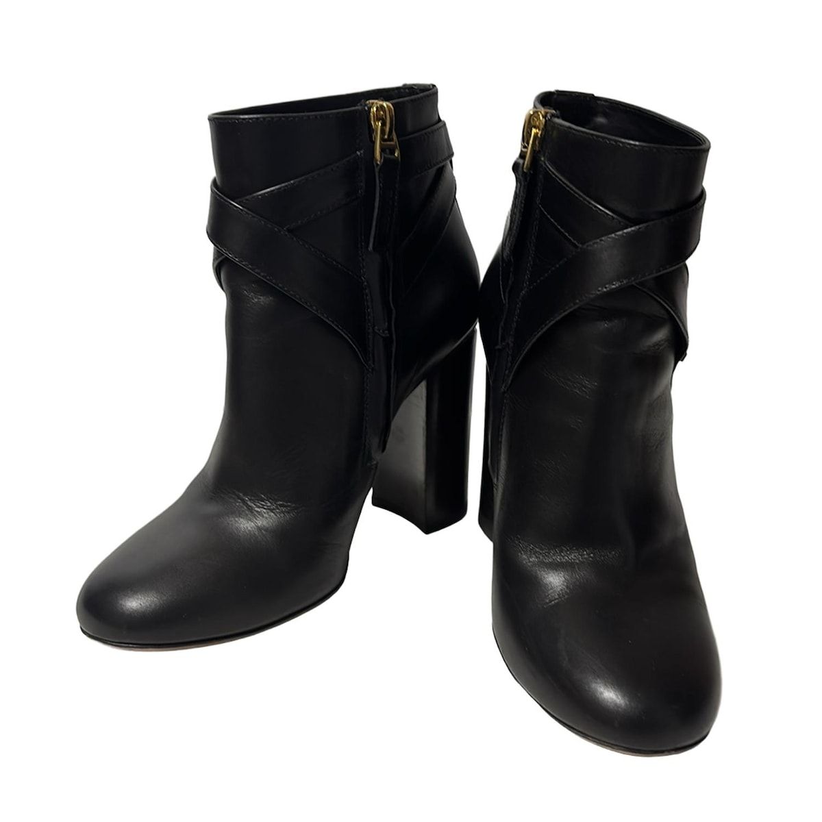 BALLY(バリー) ショートブーツ 35 レディース - 黒 アウトソール張替済