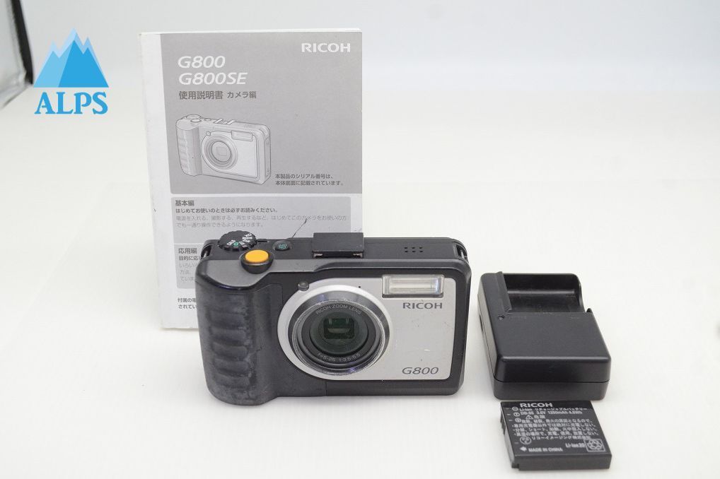 RICOH リコー G 800 1600万画素 コンパクトデジタルカメラ ホワイト 251104 m