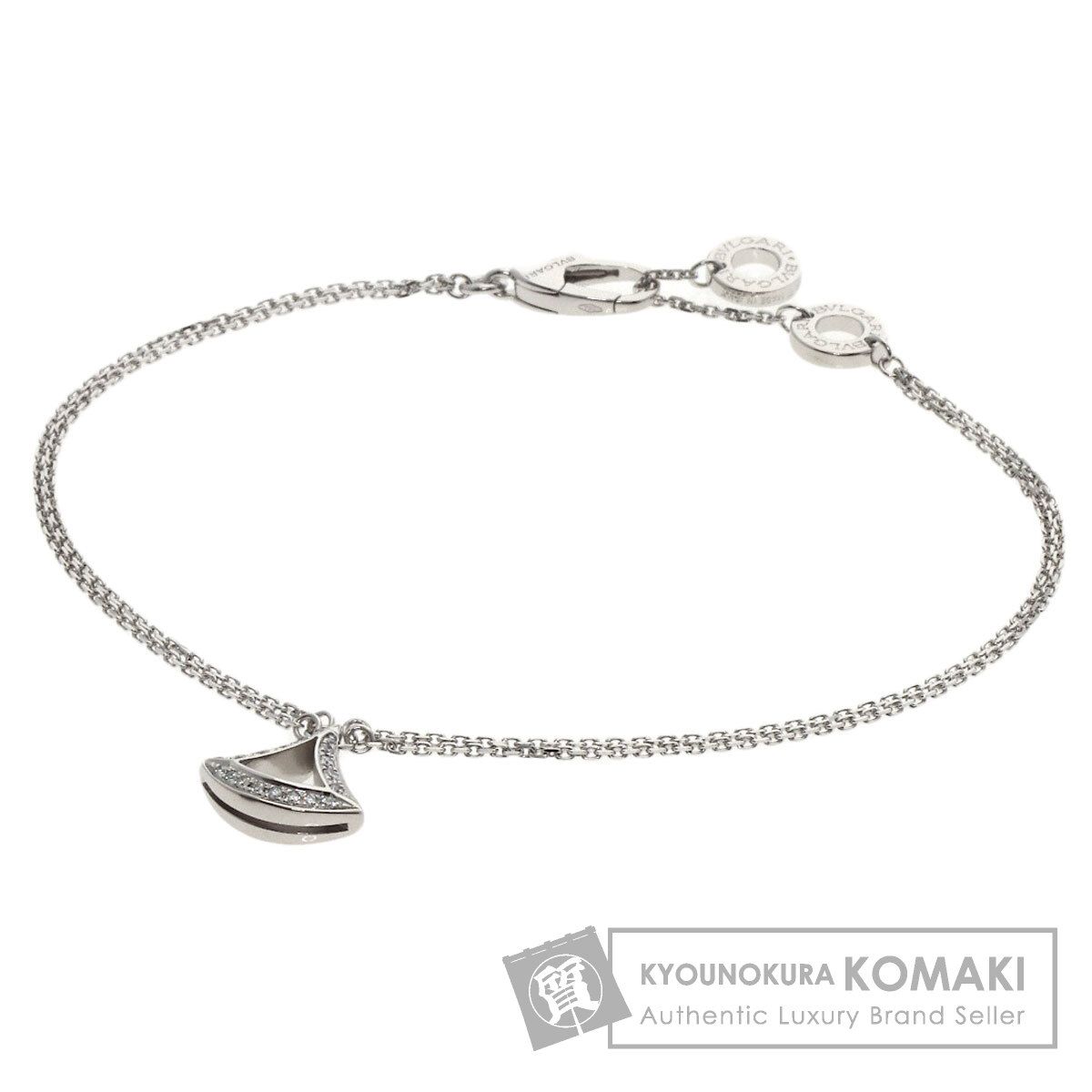 BVLGARI ブルガリ ディーヴァ ドリーム ダイヤモンド SMサイズ ブレスレット K18WG レディース