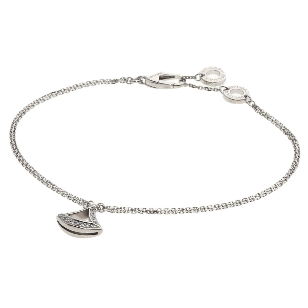 BVLGARI ブルガリ ディーヴァ ドリーム ダイヤモンド SMサイズ ブレスレット K 18 WG レディース