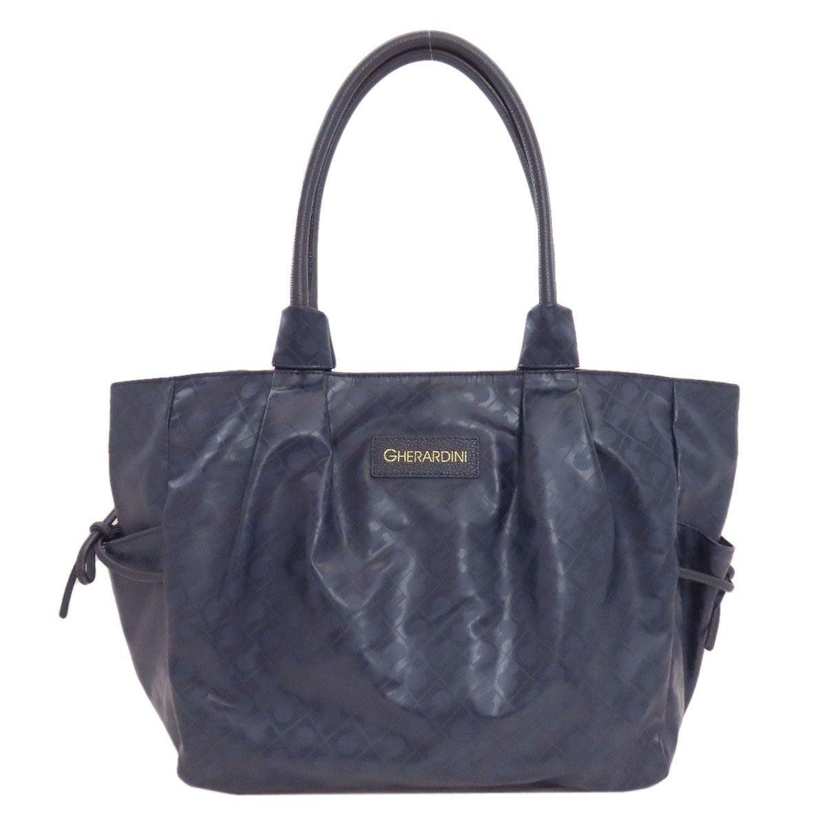 GHERARDINI ゲラルディーニ ロゴモチーフ ソフティ トートバッグ ポリエステル ポリウレタンコーティング レディース
