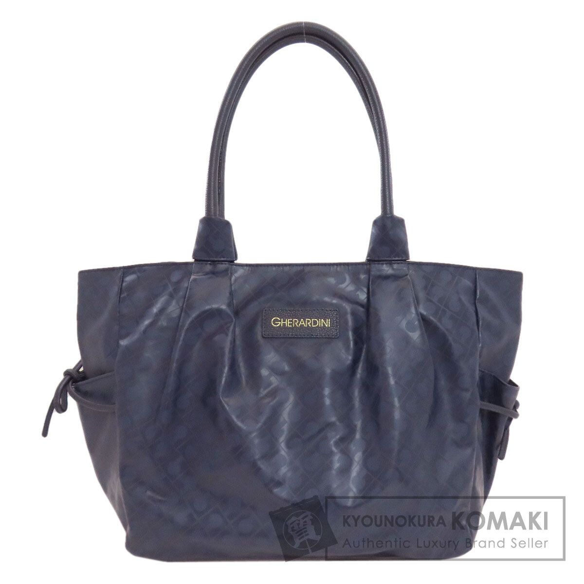 GHERARDINI ゲラルディーニ ロゴモチーフ ソフティ トートバッグ ポリエステル ポリウレタンコーティング レディース