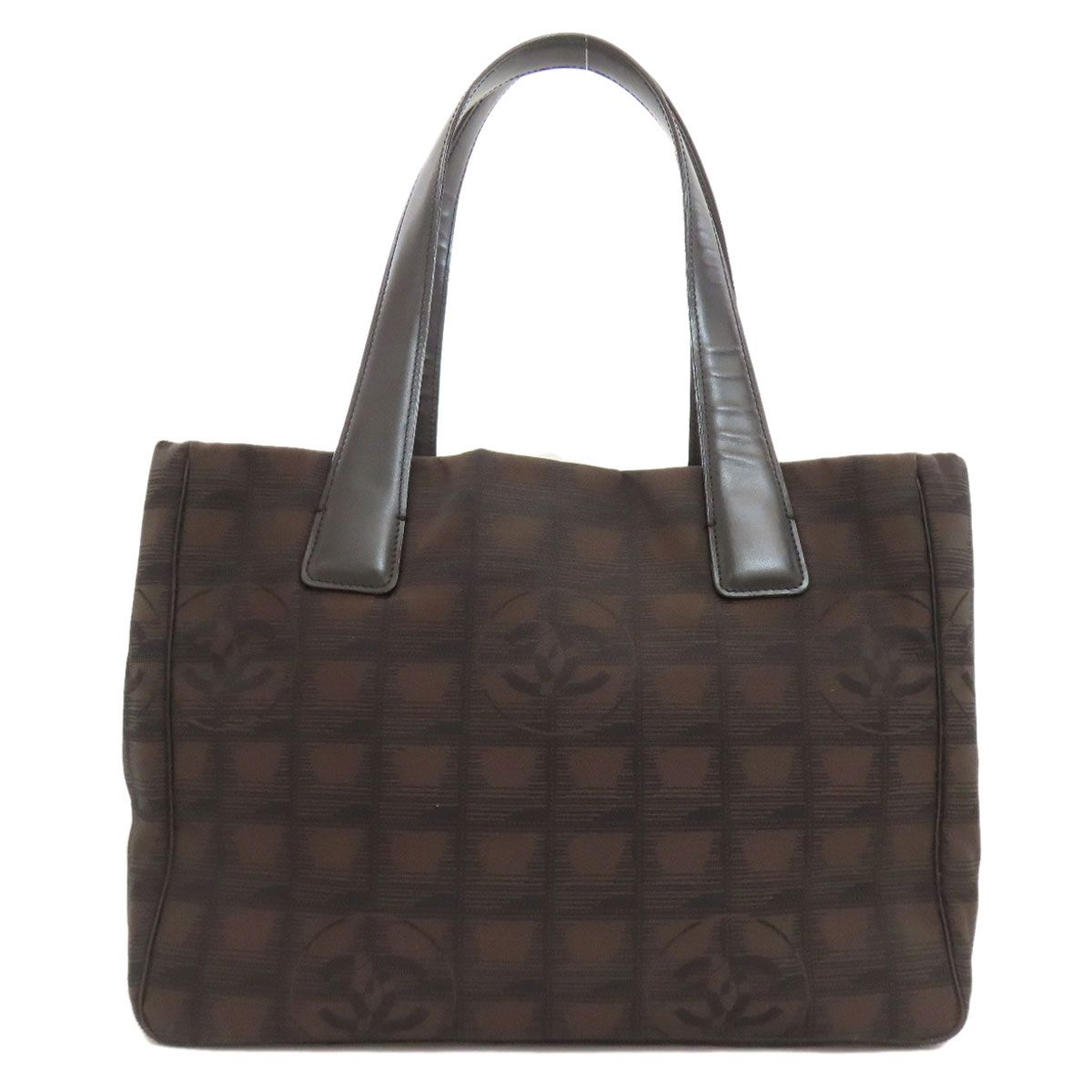 CHANEL シャネル ニュートラベルラインPM トートバッグ ナイロンジャガード レディース