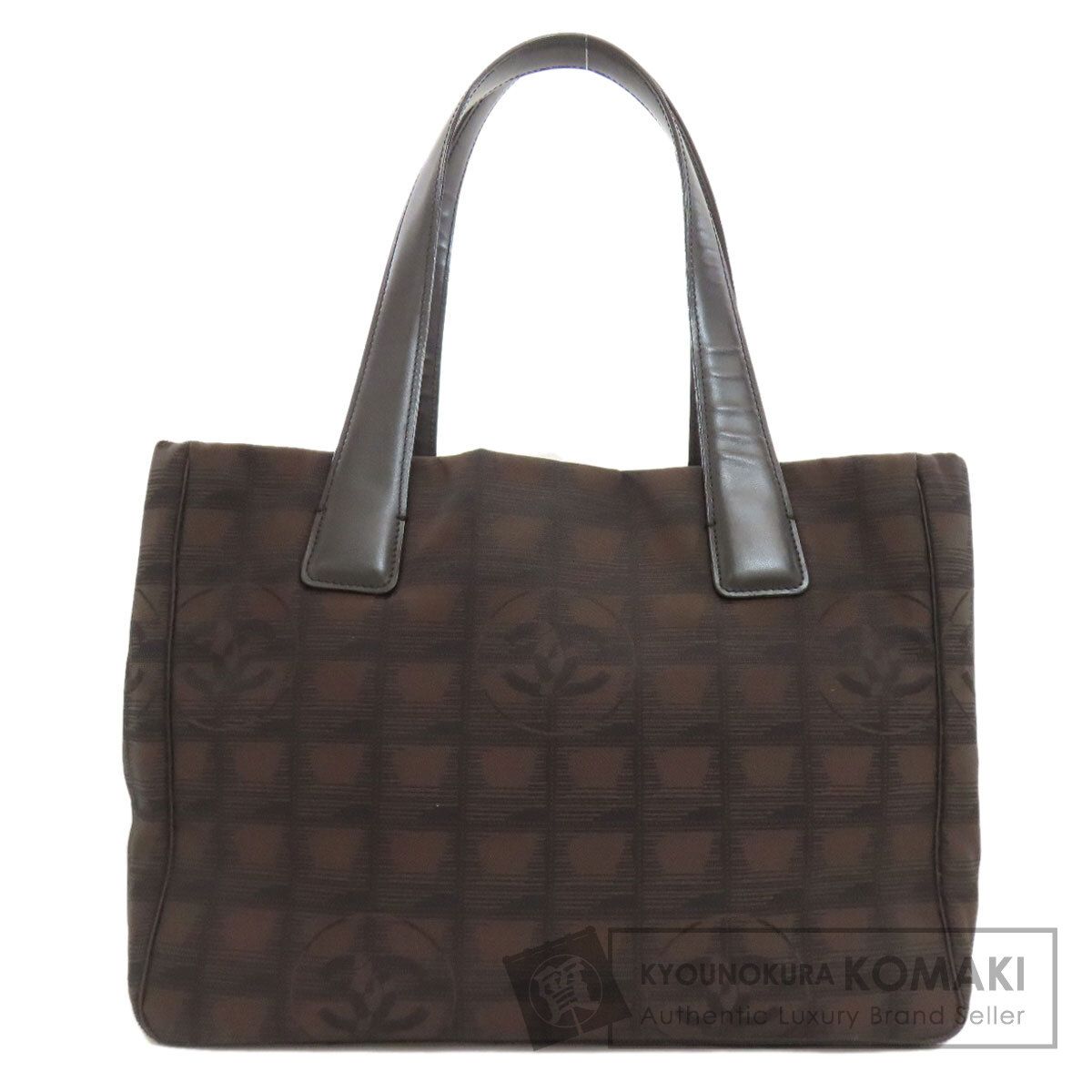 CHANEL シャネル ニュートラベルラインPM トートバッグ ナイロンジャガード レディース