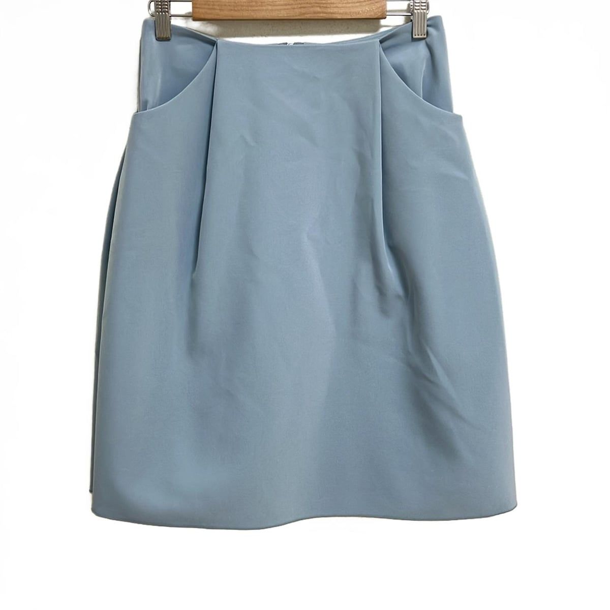 【新品タグ付き】FOXEY　スカート　水色　42　L 　フォクシー FOXEY NEW YORK(フォクシーニューヨーク) スカート サイズ40 M