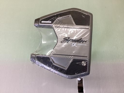 テーラーメイド Spider SR PLATINUM WHITE フローネック 34インチ パター PT スチール フレックスその他 メンズ 男性用 右利き 右用 Aランク ゴルフクラブ WWW_SMP1DAWEKUDUS_SCH_ID