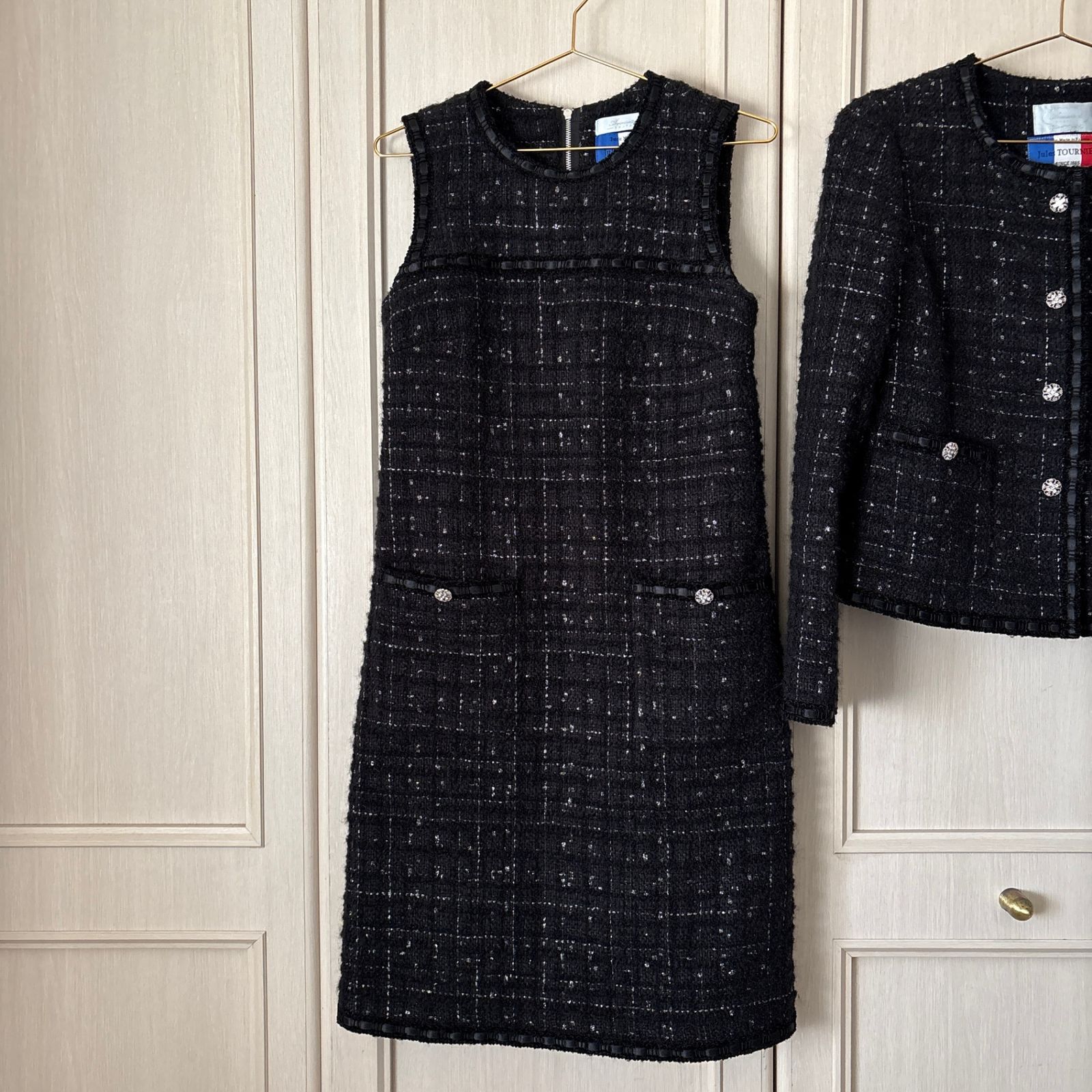 Aveniretoile アベニールエトワール ツイード セットアップ one-piece