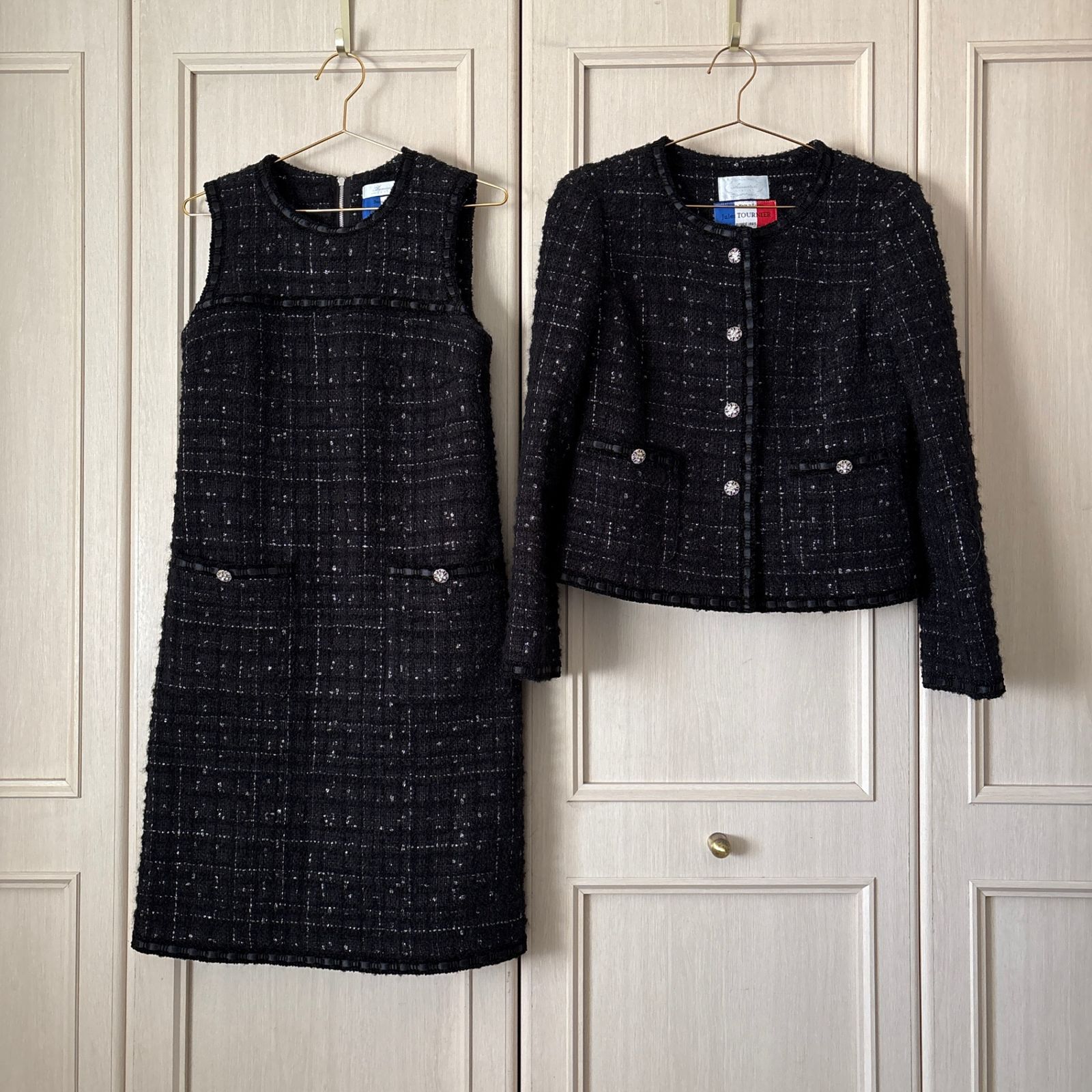 Aveniretoile アベニールエトワール ツイード セットアップ one-piece