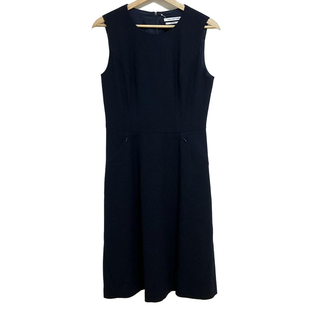 FOXEY NEW YORK フォクシーニューヨーク ワンピース サイズ40 M レディース - 38194 ダークネイビー